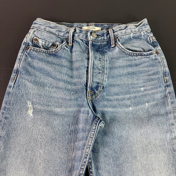 GRLFRND Jeans Women's 26x28* Karolina High Rise Skinny Light Blue Denim Tag 26 - Picture 2 of 16